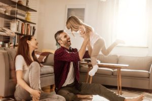 Happy Couple With Good Indoor Air Quality