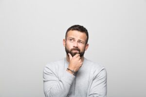 man wondering if he has a bad heat pump compressor